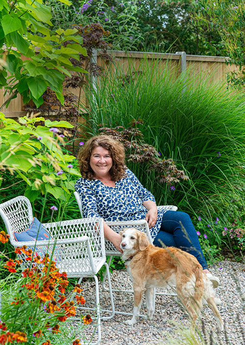 Garden designer Christine Wilford